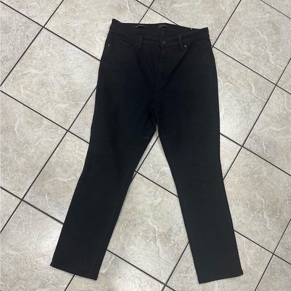 Talbots Black Straight Leg Jeans - Classic Five-Pocket